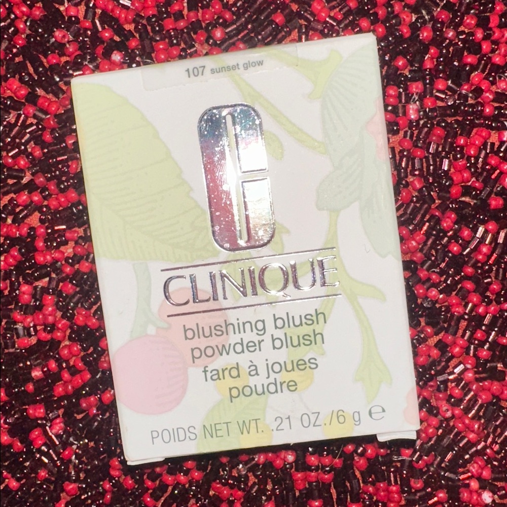 Clinique Blushing Blush Powder Blush in 107 Sunset Glow NEW IN BOX